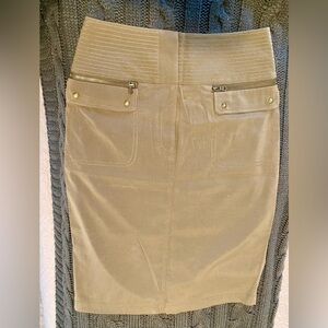 Magaschoni Collection olive green pencil skirt